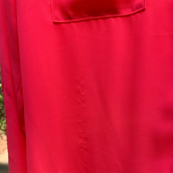 Express Portofino Button Down Chiffon Blouse - Picture 14 of 14